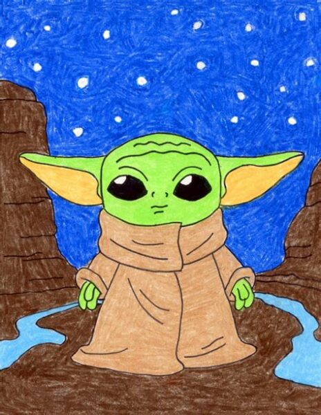 Baby Yoda Draw