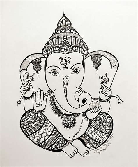Ganesh Images To Draw