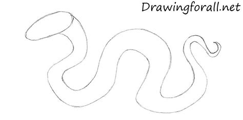 Easy To Draw Snake
