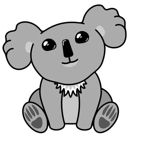Drawing Of Koala Bear