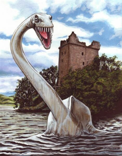 Drawing Of Loch Ness Monster