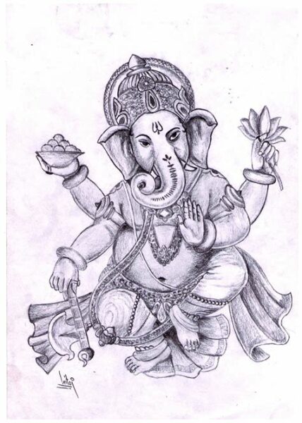 Image Of Ganesha For Drawing