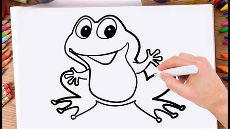 Simple Frog Drawing