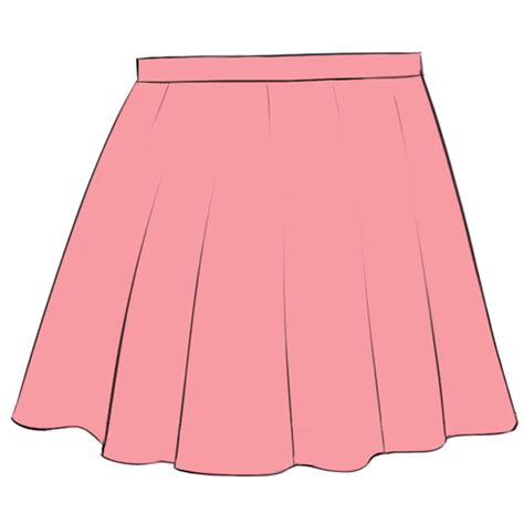 Drawing Of Skirt