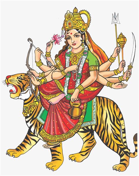 Durga Mata Drawing