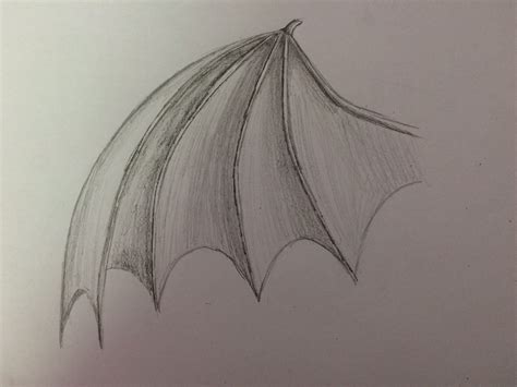Drawing Dragon Wings