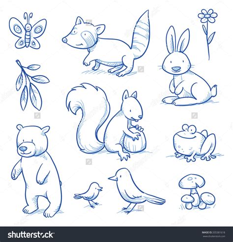 Forest Animals Drawing