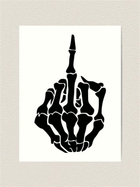 Drawing Middle Finger